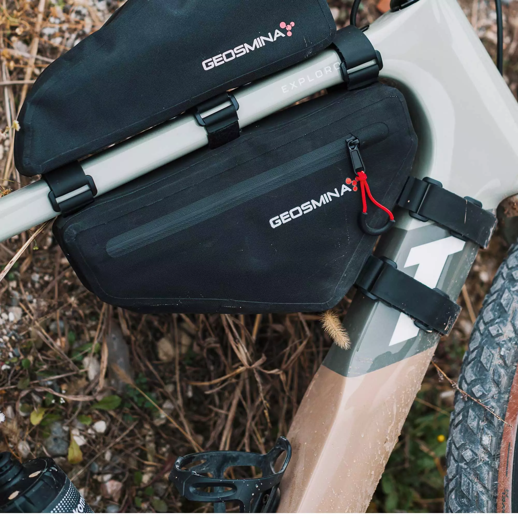 Bolsa bikepacking Frame Bag You-Dee Geosmina para ultradistancia
